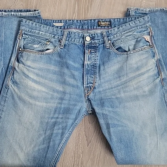 Replay Light Blue Relaxed Jeans - Picture 3 of 7